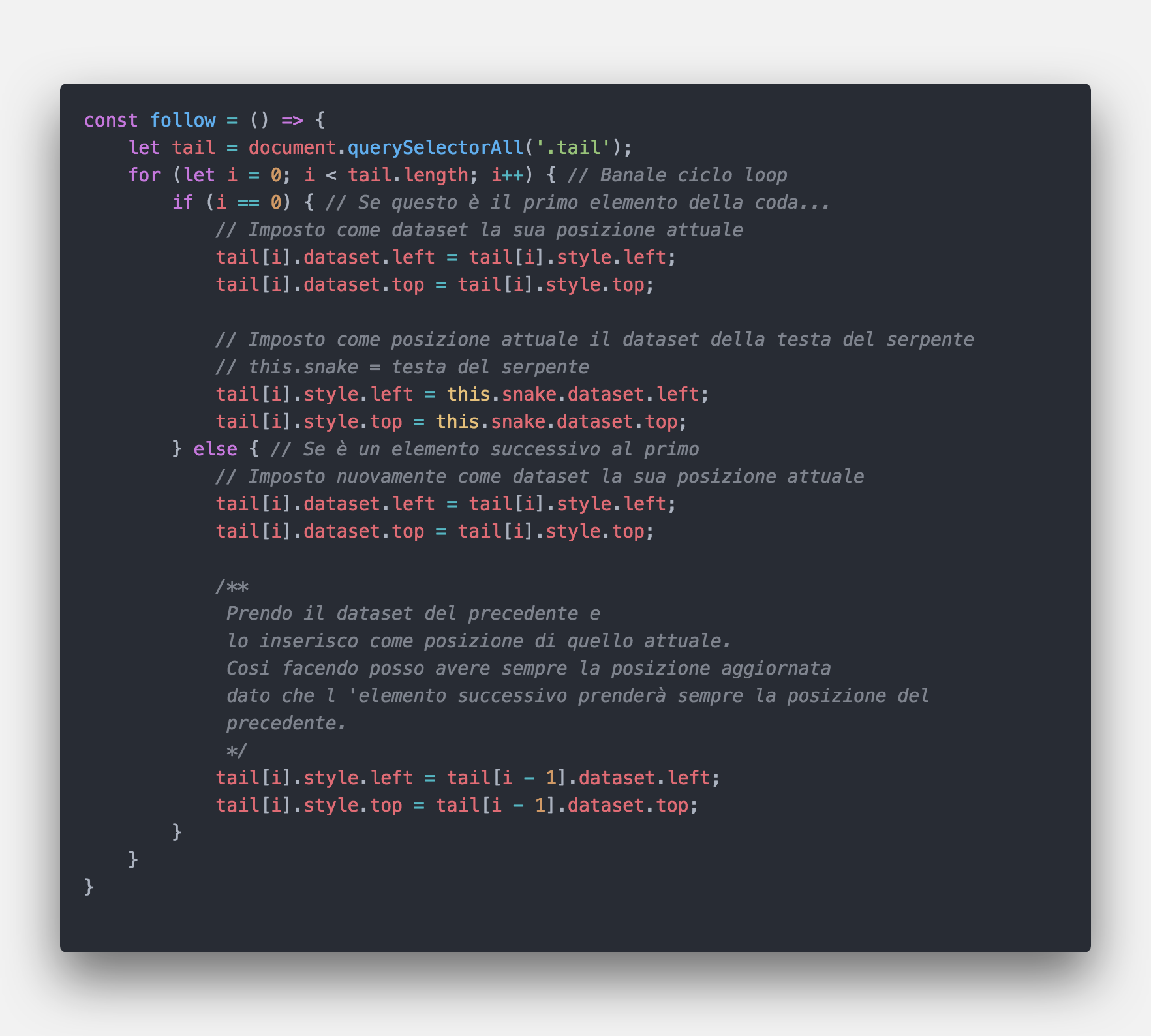 Snake in JavaScript 🐍